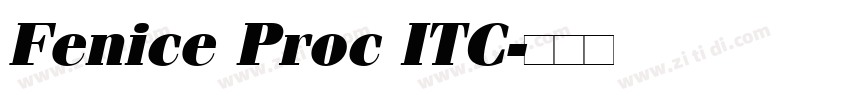 Fenice Proc ITC字体转换 Fenice Proc ITC字体转换